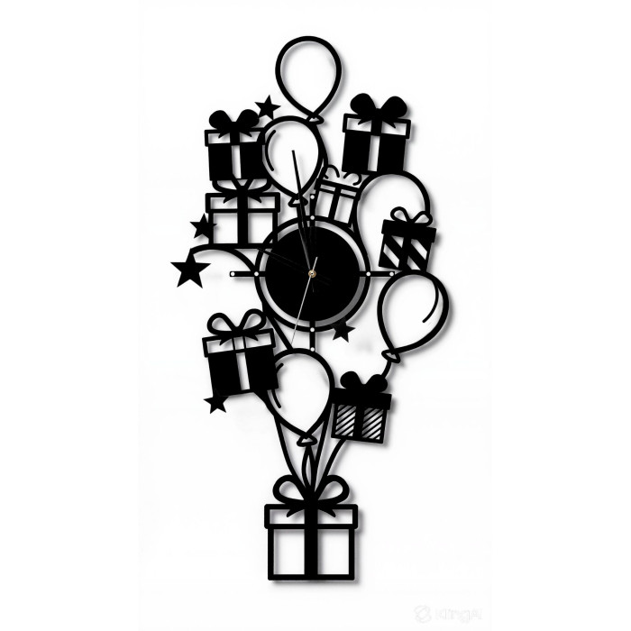 Hediye Kutulu Duvar Saati