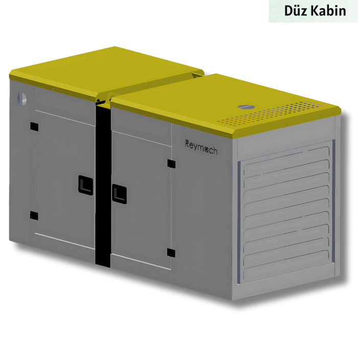 35-55 kVA Düz Jeneratör Kabini Şasisiz