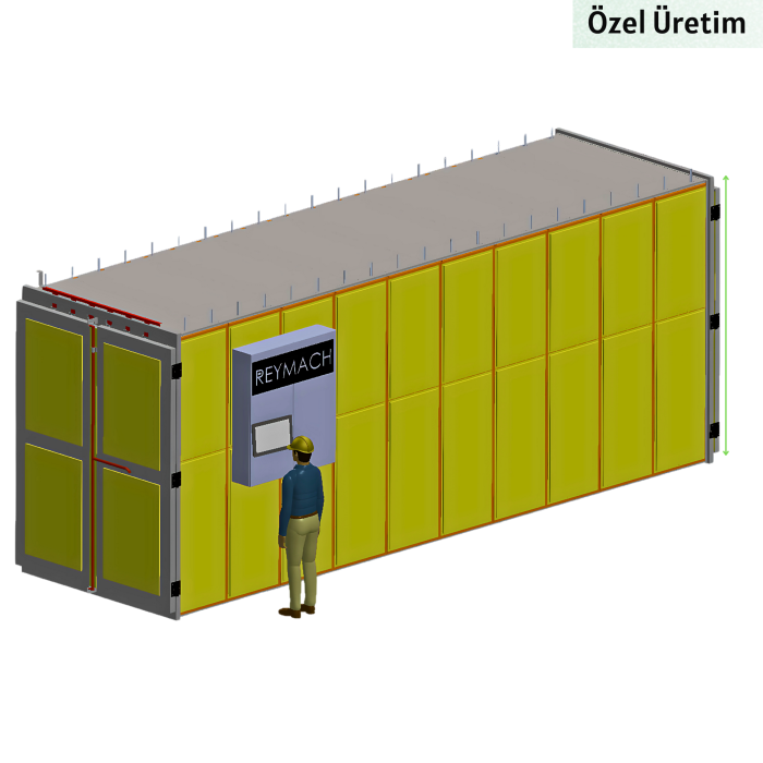 Toz Boya Fırını (Box Kabin)